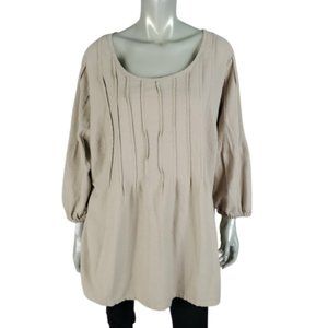 Soft Surroundings Womens Top Plus Size 2X